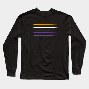 Suffragette Flag Colors US / USA Long Sleeve T-Shirt